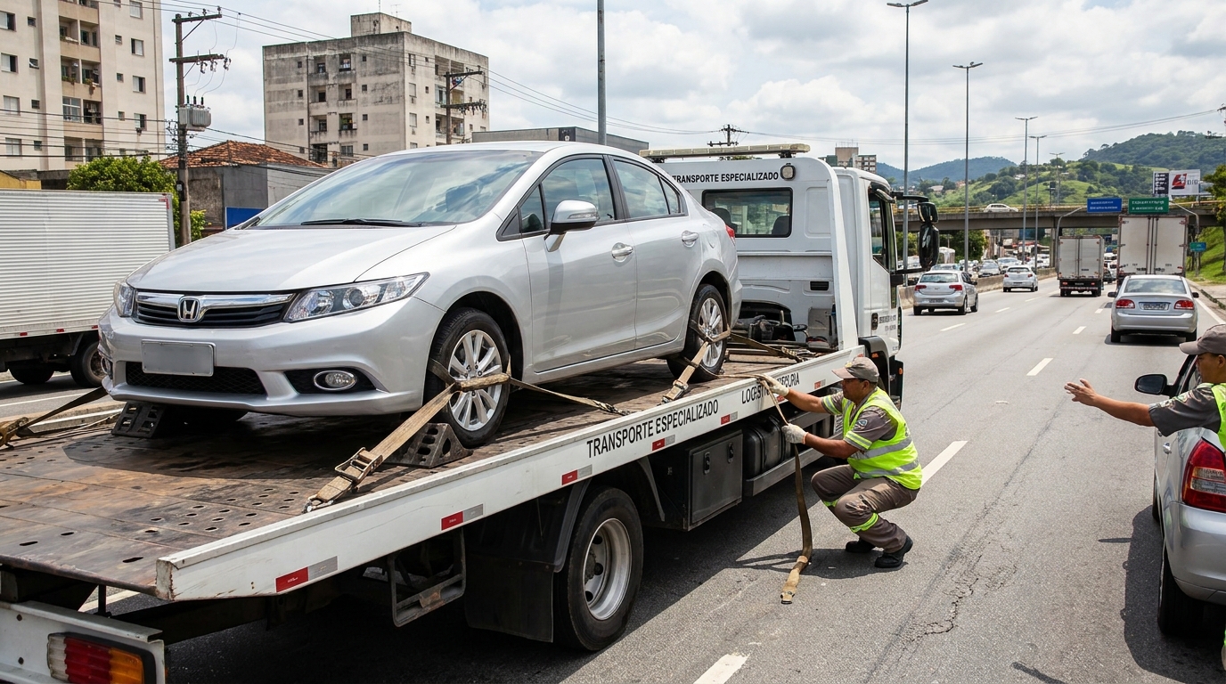 Transporte de Motocicletas na Santa Sofia, Belo Horizonte‑MG